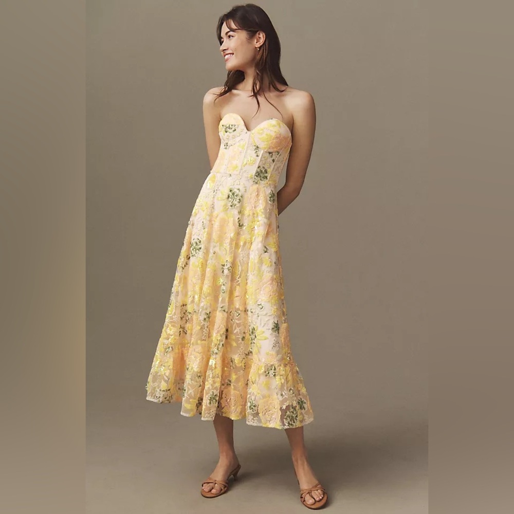Dress the Population Midi Dress